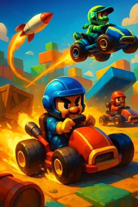 Smash Karts key art